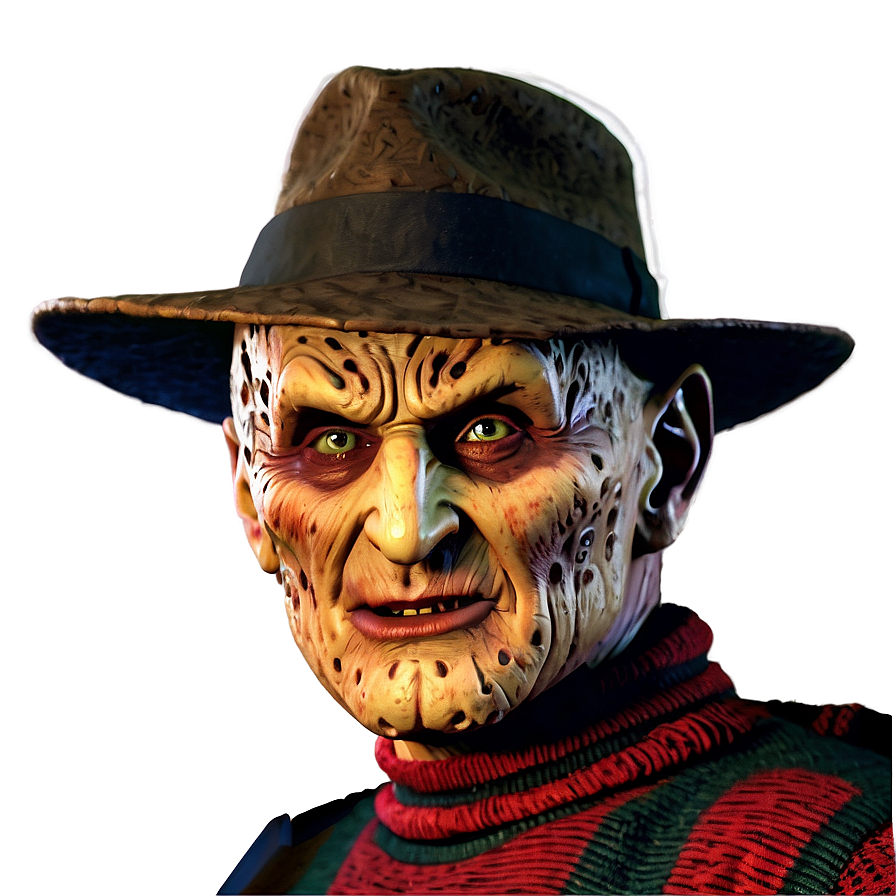 Freddy Krueger Unmasked Png 05232024