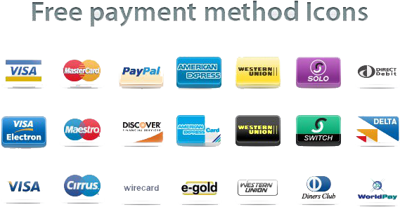 Free Payment Method Icons Collection