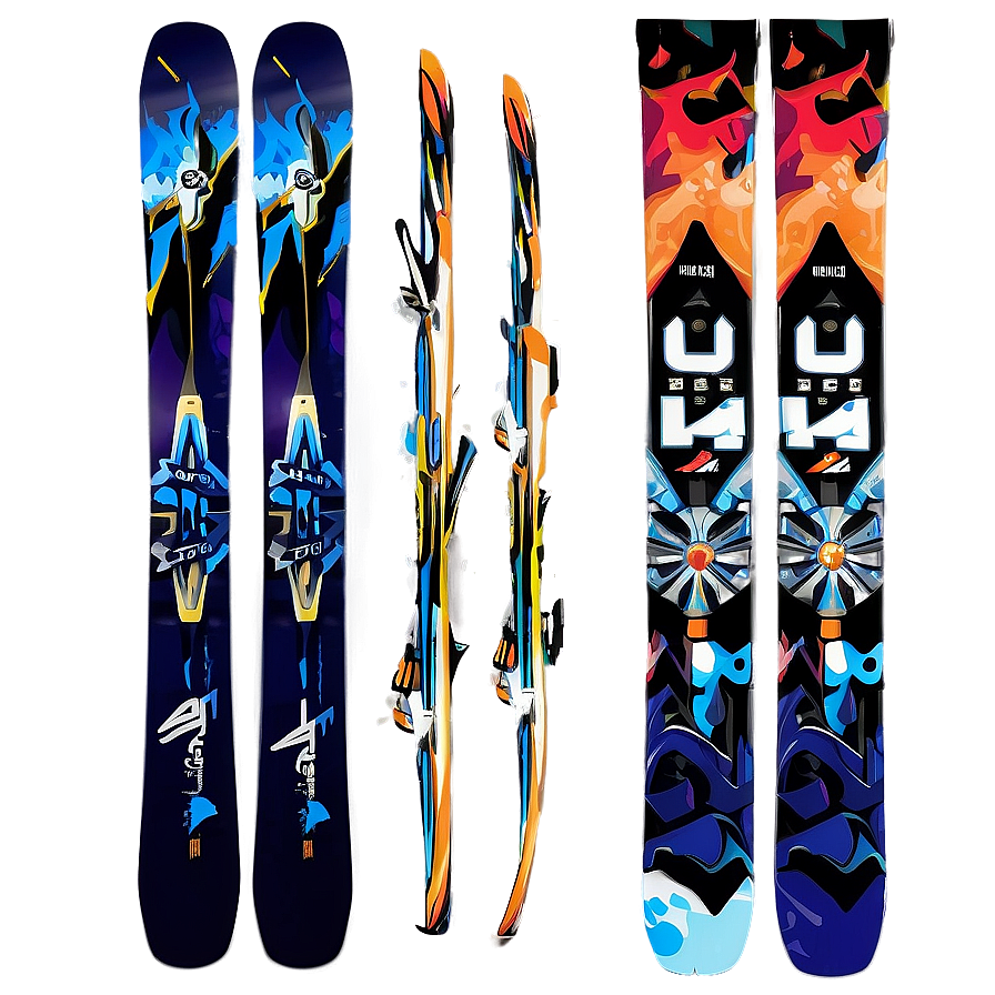 Freestyle Skis Png 7