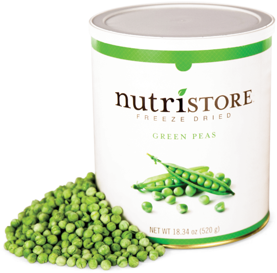 Freeze Dried Green Peas Can