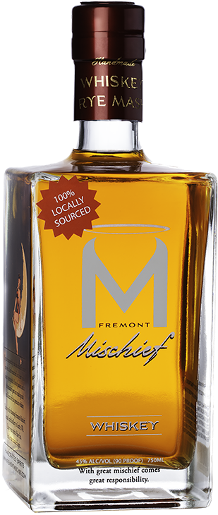 Fremont Mischief Rye Whiskey Bottle