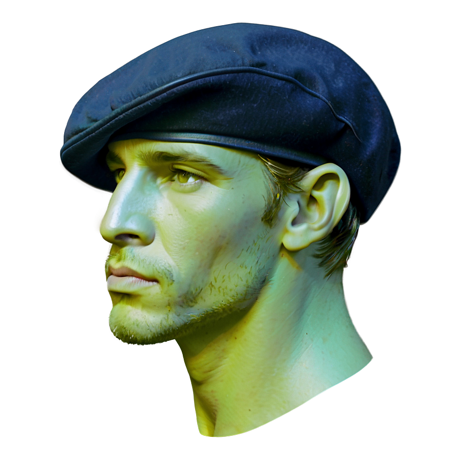 French Beret Side View Png 20