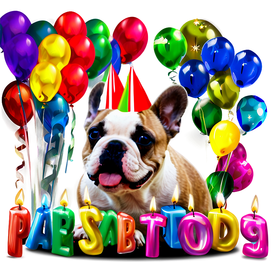 French Bulldog Birthday Png Lnx