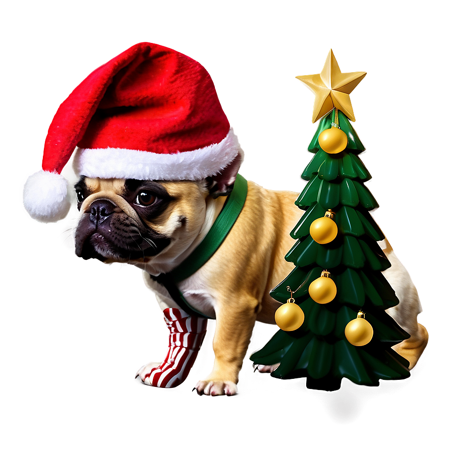 French Bulldog Christmas Png 06202024