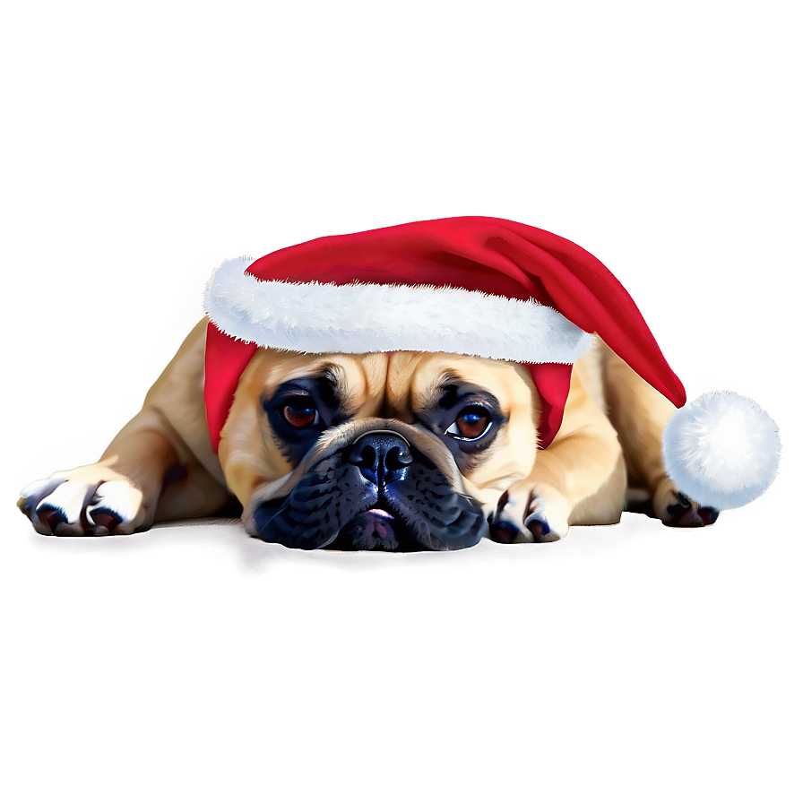 French Bulldog Christmas Png Eal84