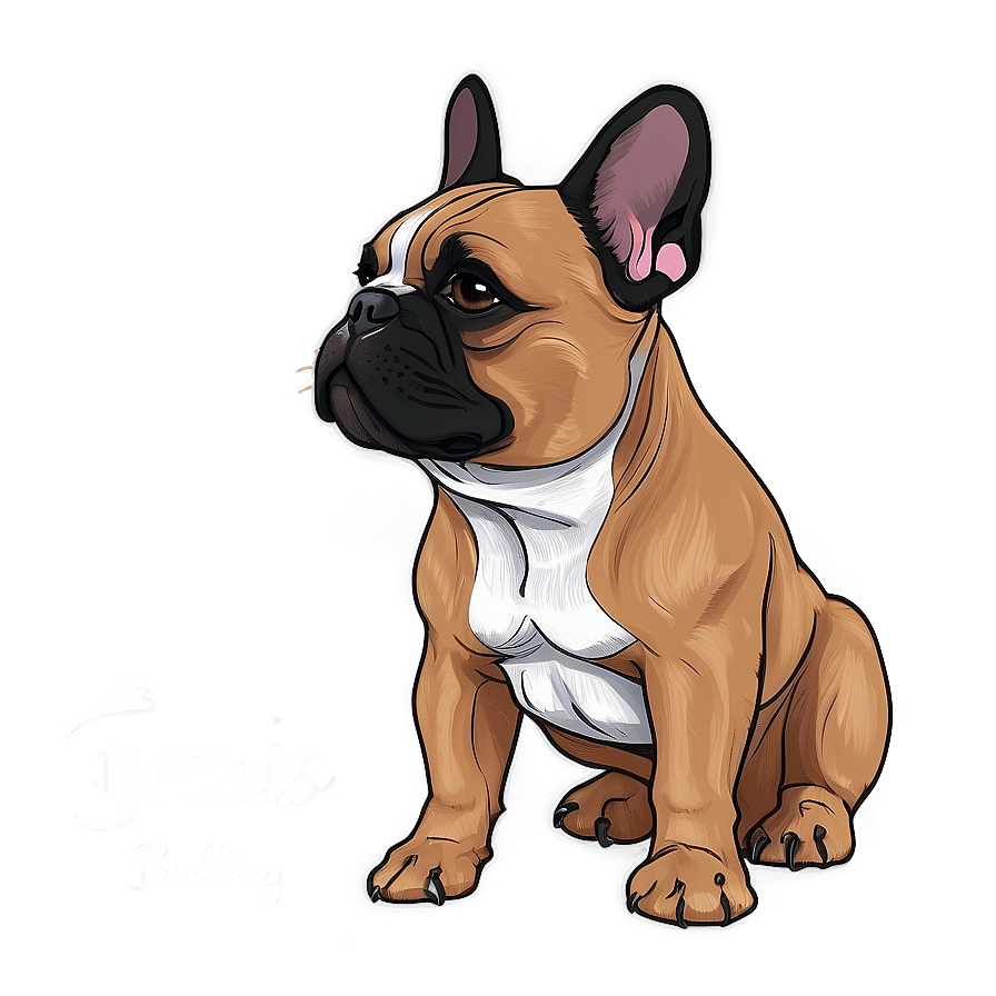 French Bulldog Outline Png 06202024