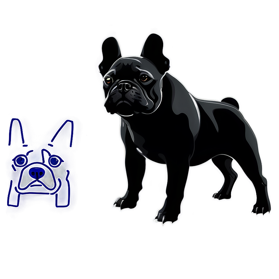 French Bulldog Outline Png Bqf12