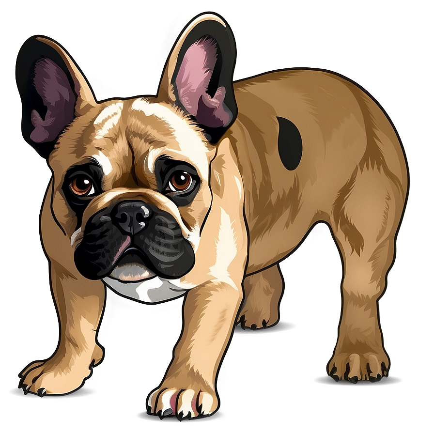 French Bulldog Vector Png 75