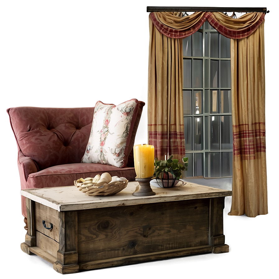 French Country Living Room Png 27