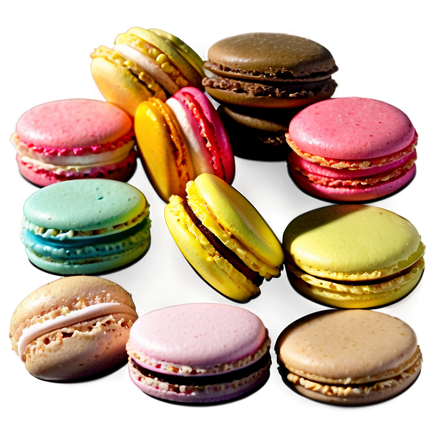 French Macarons Assortment Png Rmn68