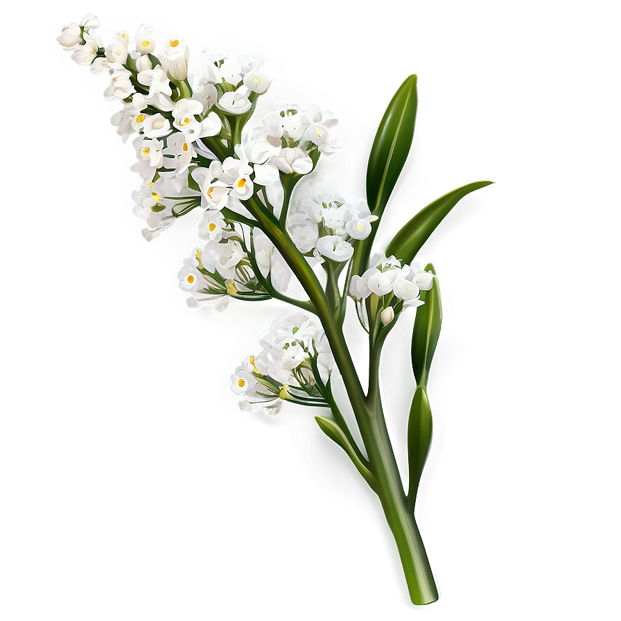 Fresh Babys Breath Sprig Png Mfa