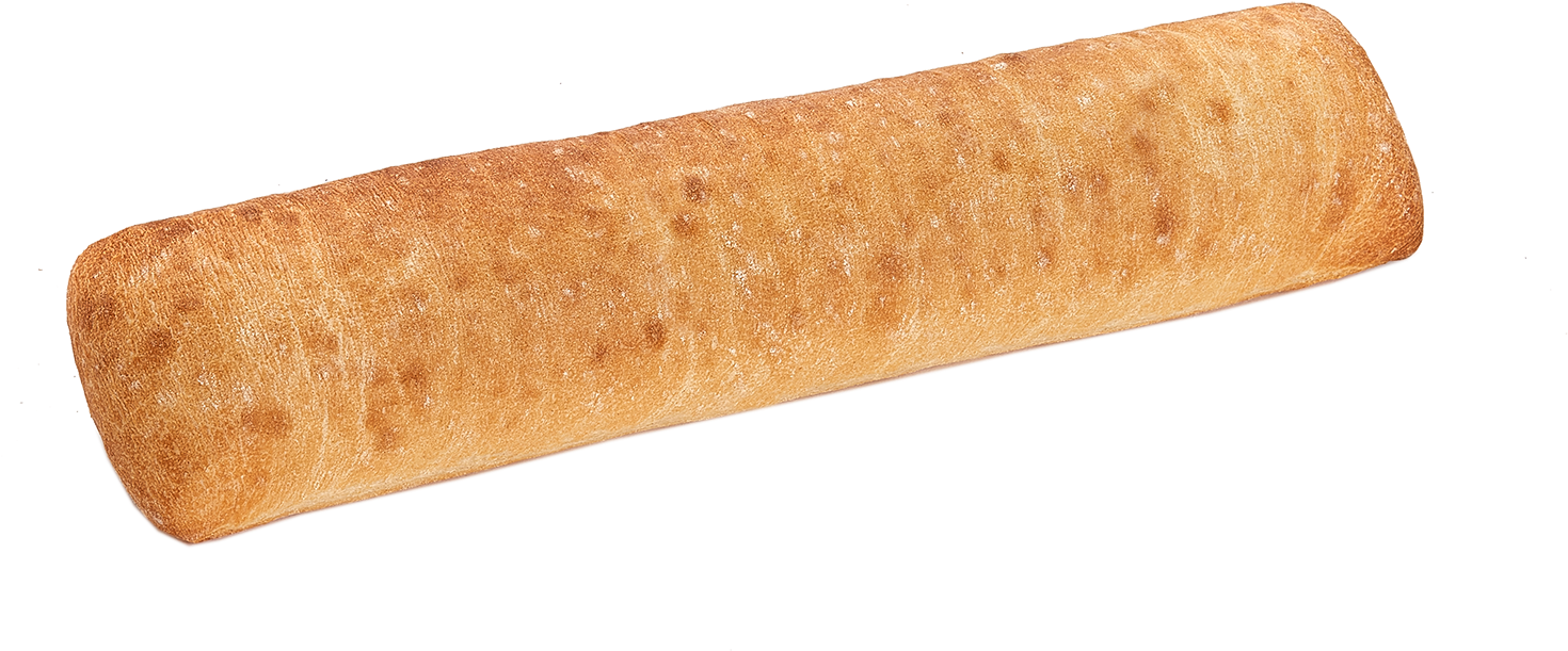 Fresh Baked French Baguette Isolated