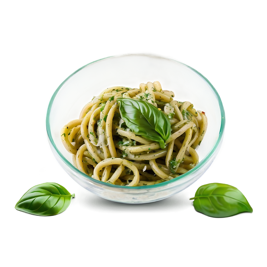 Fresh Basil Pesto Pasta Png Oeg61