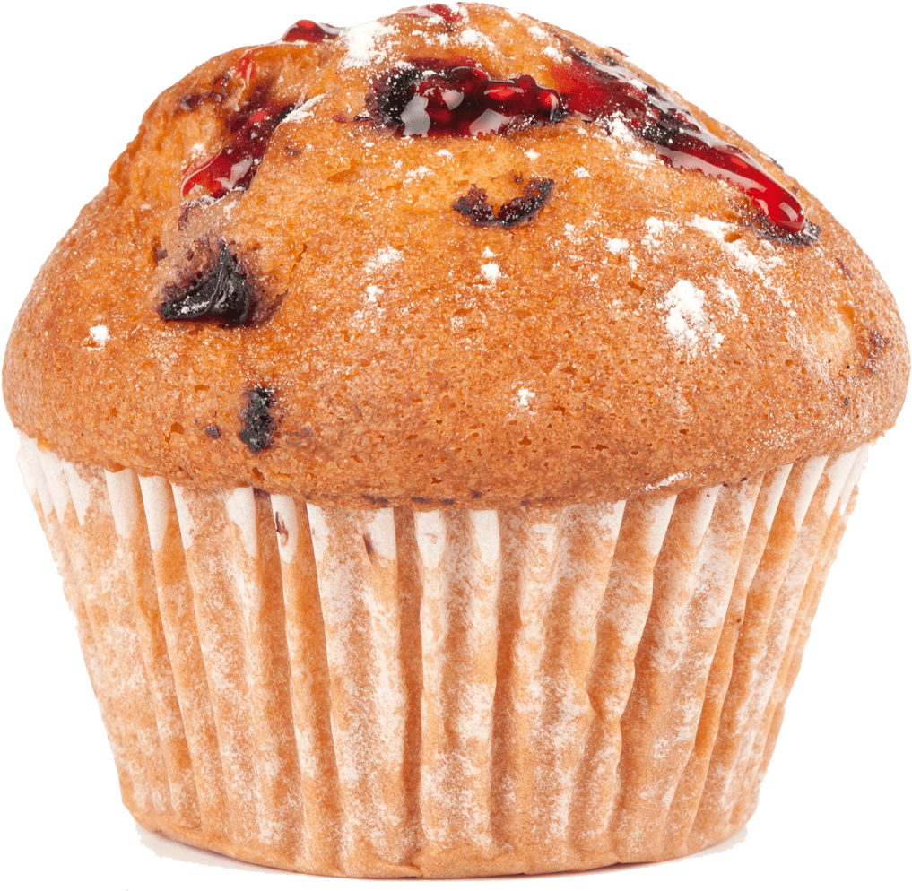 Fresh Berry Muffin Isolated.png