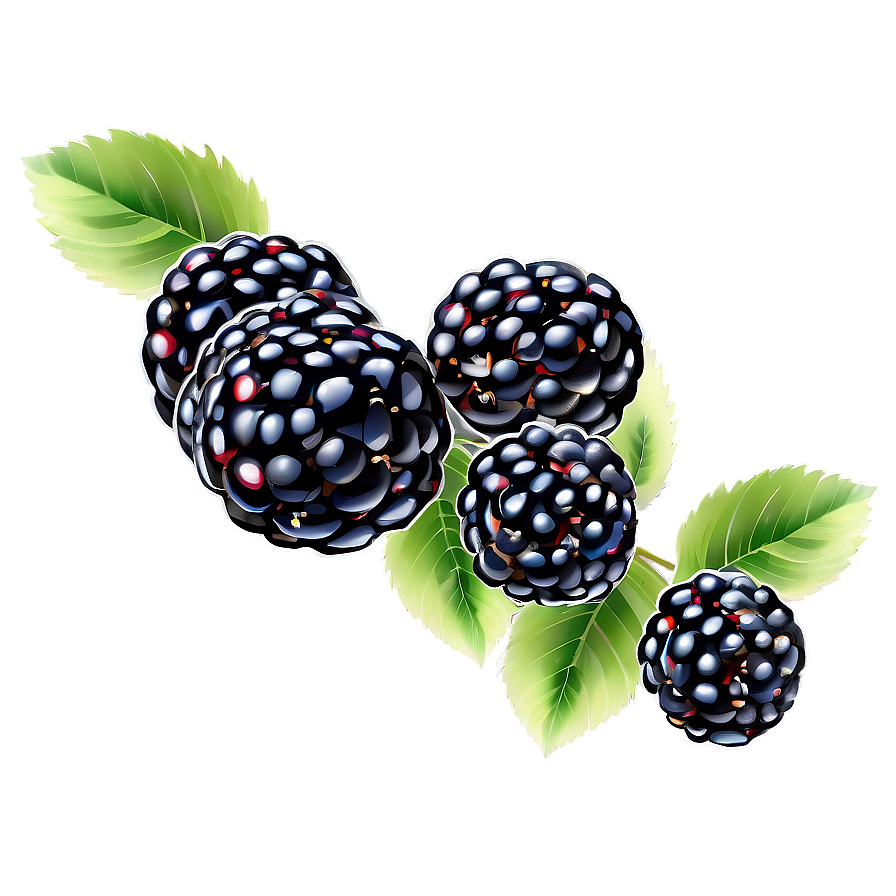 Fresh Blackberry Png Pum