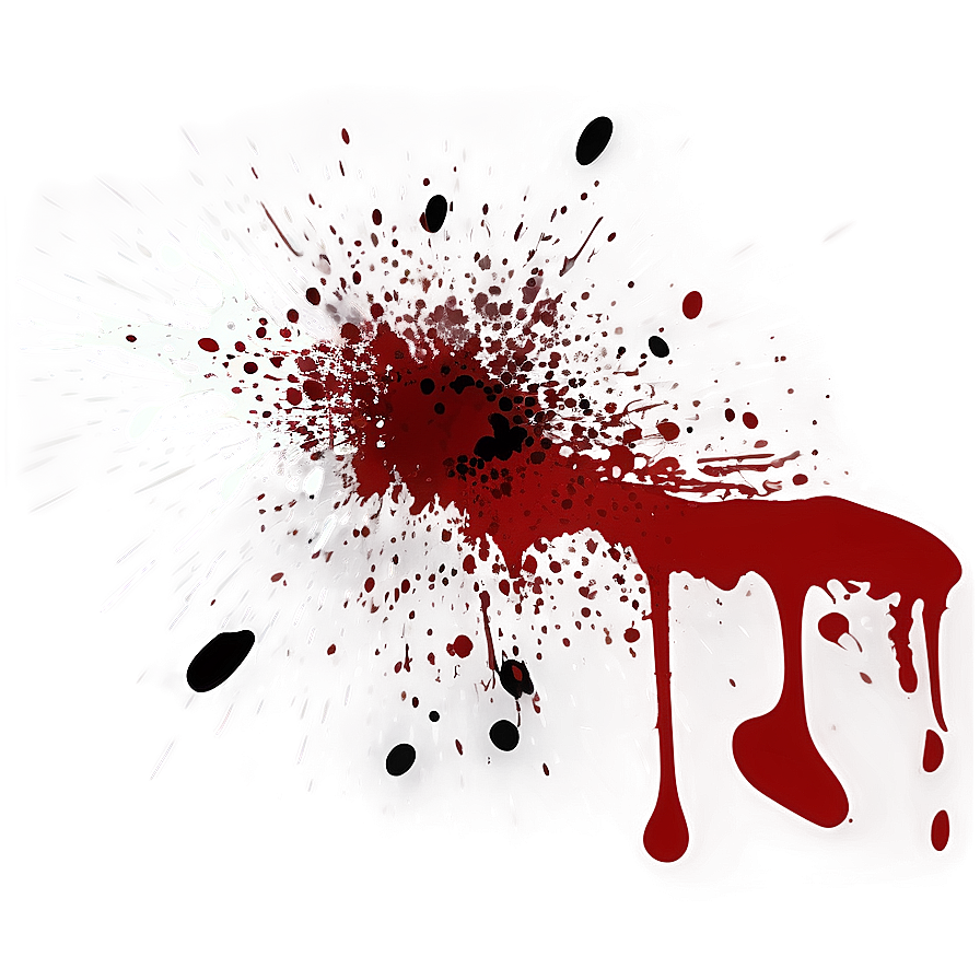 Fresh Blood Splatter Png Kmu10