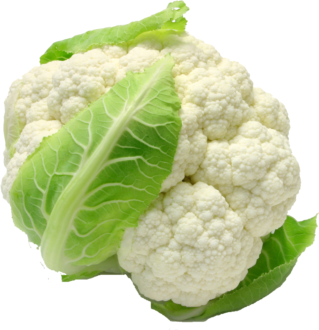 Fresh Cauliflower Isolated.png