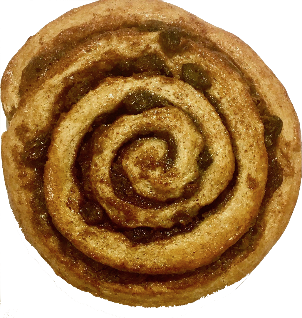 Fresh Cinnamon Roll Top View.png