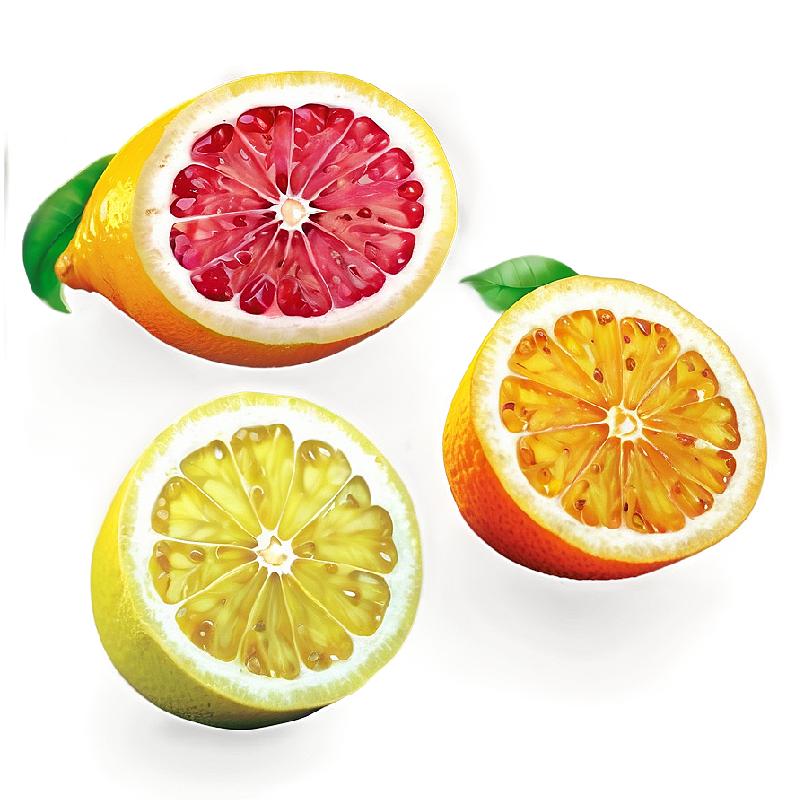 Fresh Citrus Fruits Png 35