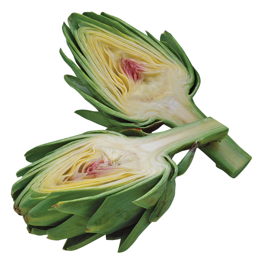 Fresh Cut Artichoke Halves.png