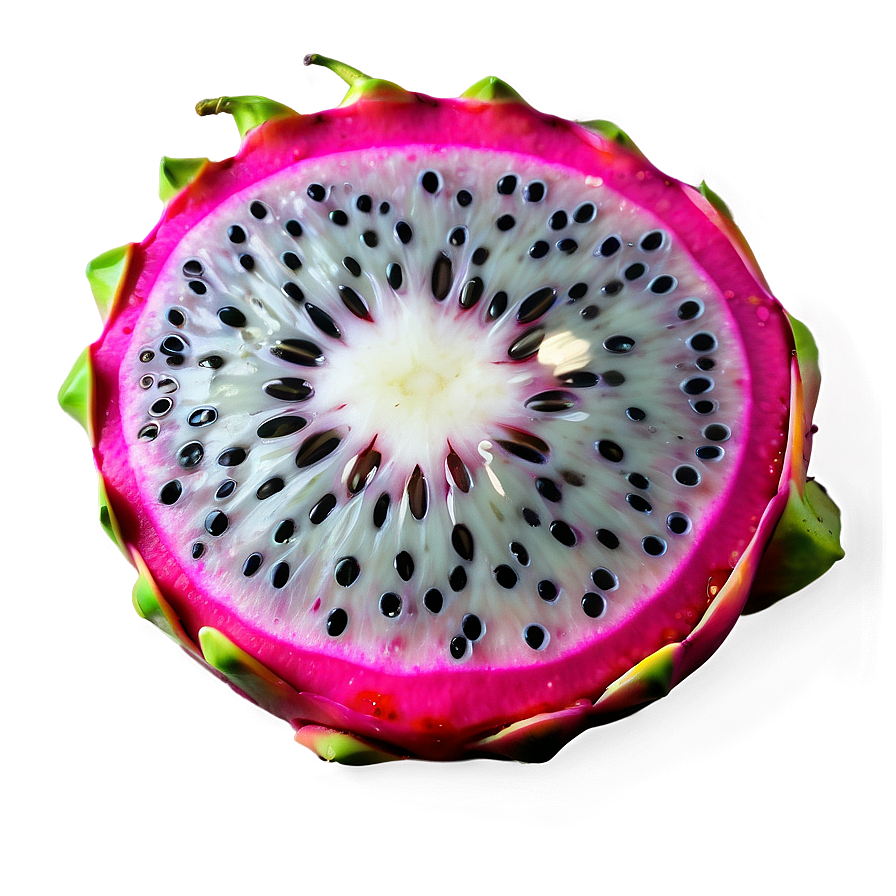 Fresh Dragonfruit Slice Png 06122024