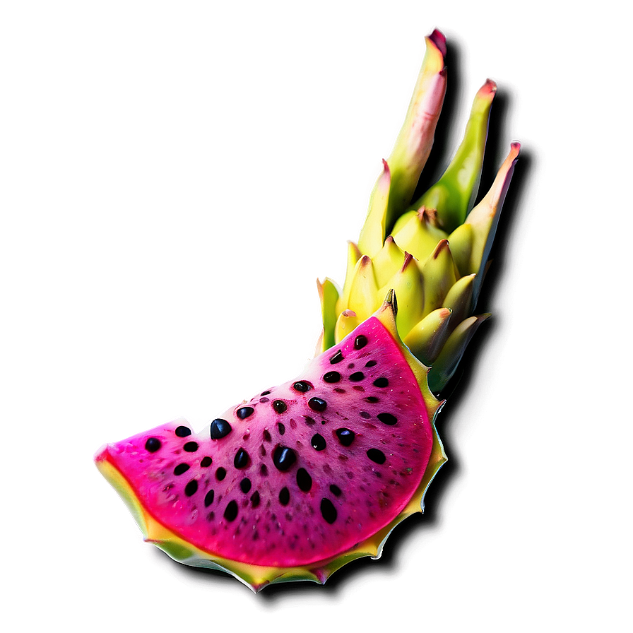 Fresh Dragonfruit Slice Png 06122024