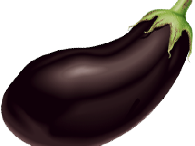 Fresh Eggplant Isolated