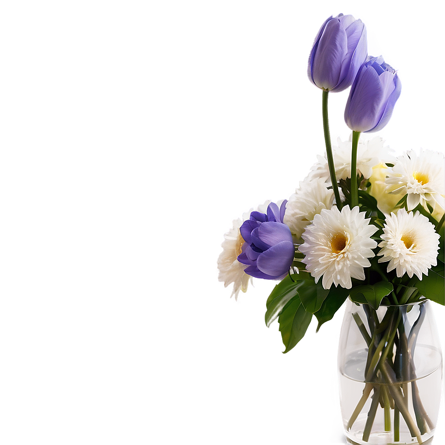 Fresh Flowers In Vase Png 73