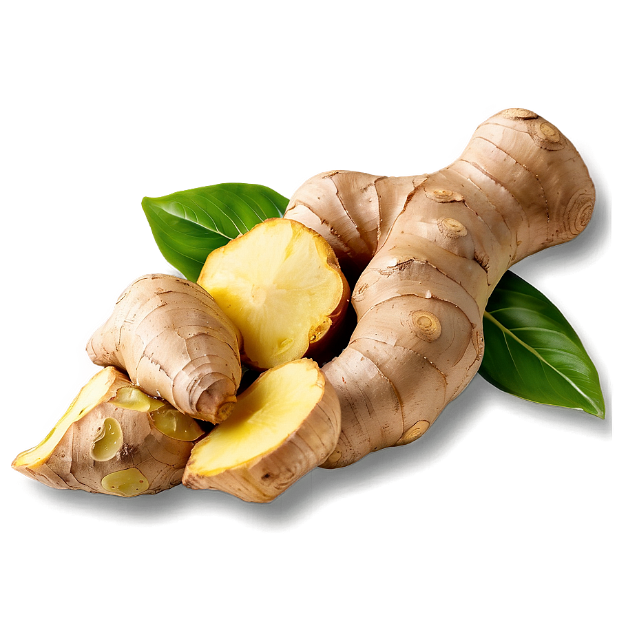 Fresh Ginger Root Png 06202024