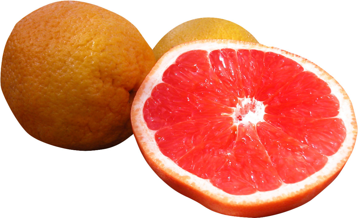 Fresh Grapefruit Halvedand Whole.png