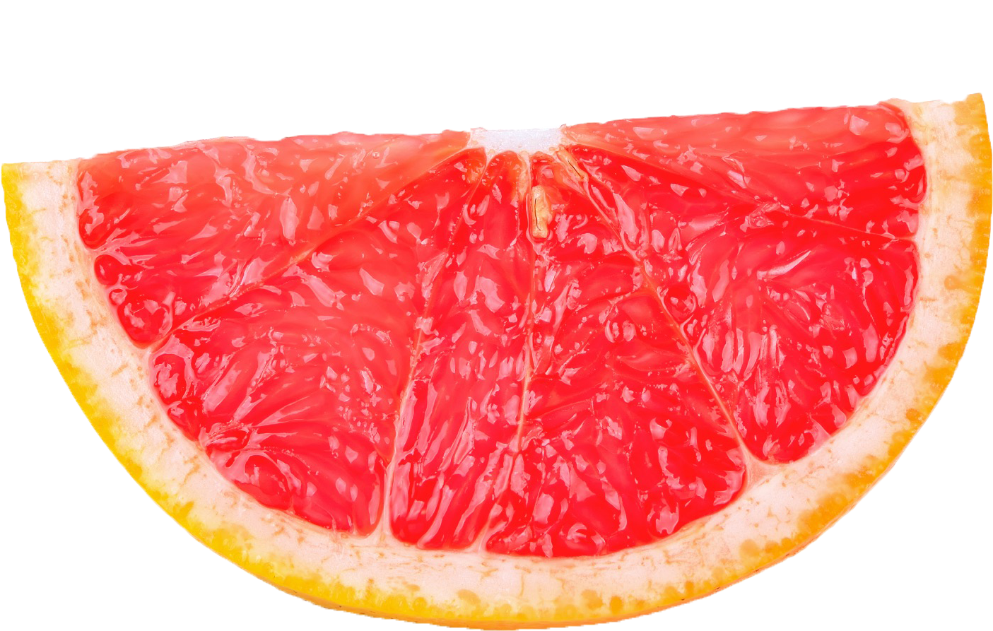 Fresh Grapefruit Slice Transparent Background