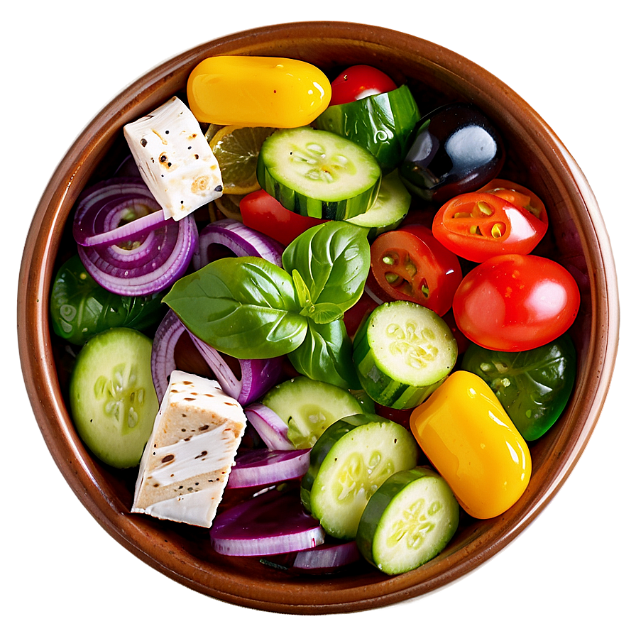 Fresh Greek Salad Recipe Png Rcy3