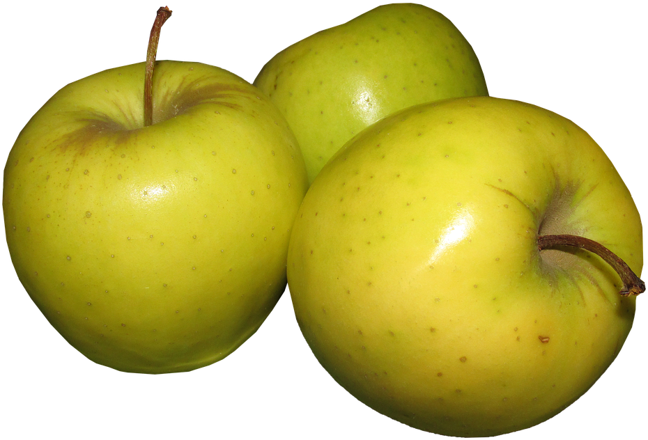 Fresh Green Apples Transparent Background