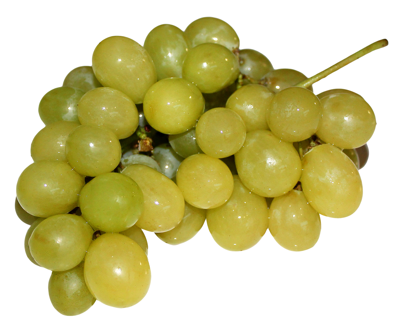 Fresh Green Grapes Cluster.png