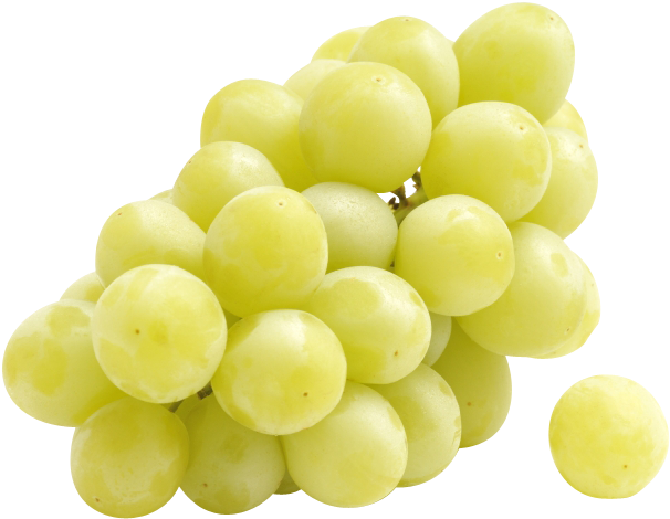 Fresh Green Grapes Cluster.png