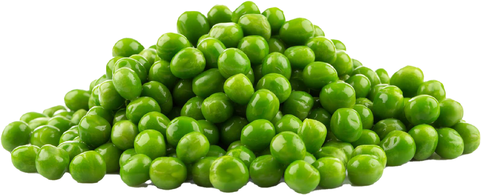 Fresh Green Peas Pile Transparent Background