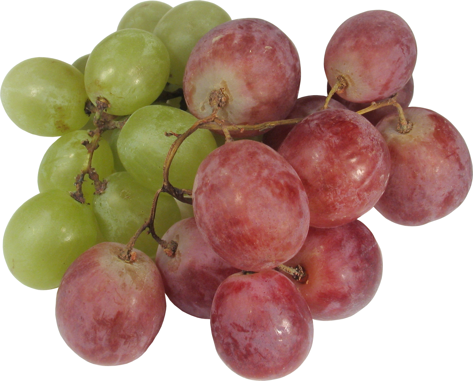 Fresh Greenand Red Grapes