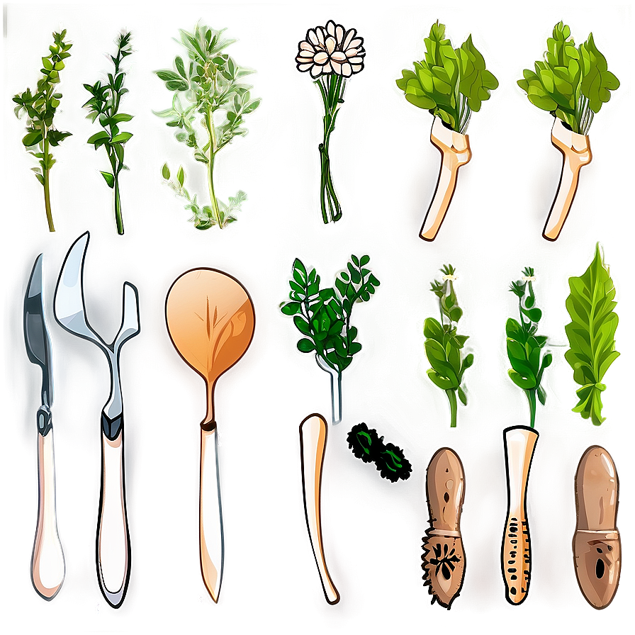 Fresh Herb Collection Png 15