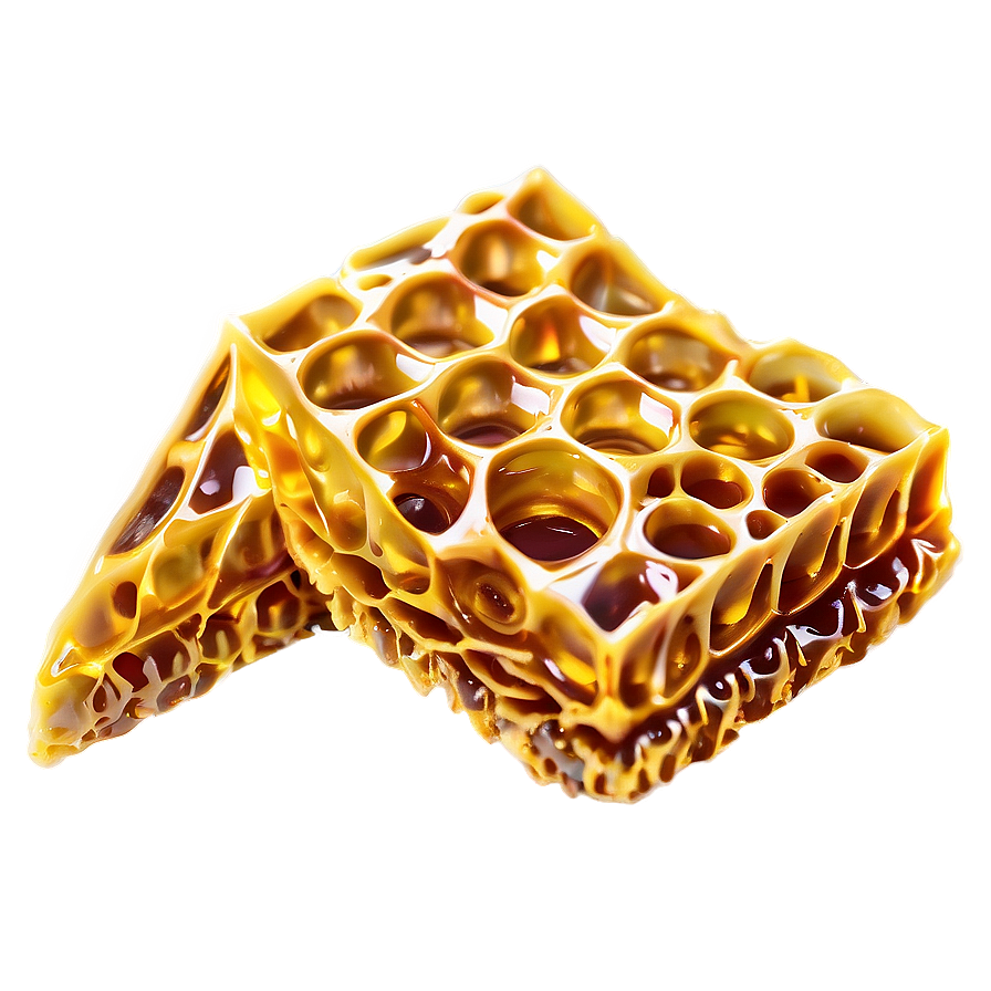 Fresh Honeycomb Piece Png Enk15