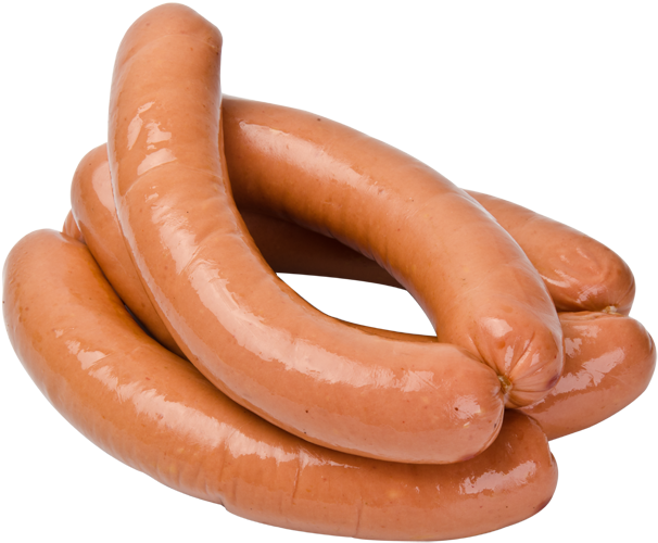 Fresh Link Sausages Isolated