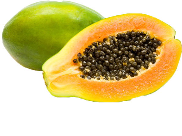 Fresh Papayaand Slicewith Seeds.png