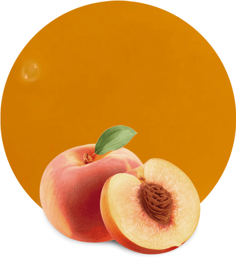 Fresh Peachand Halfwith Leaf