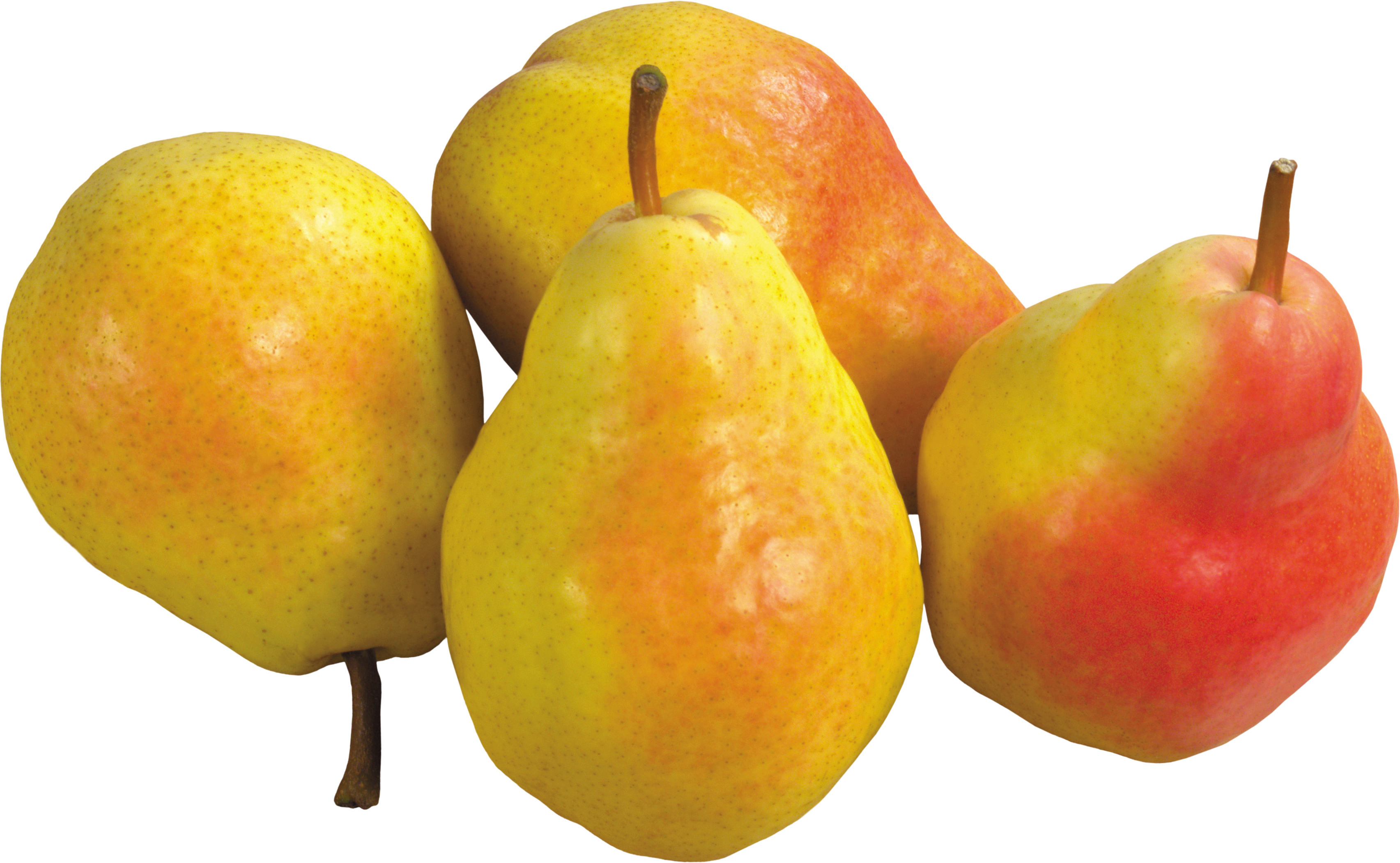 Fresh Pears Variety Transparent Background