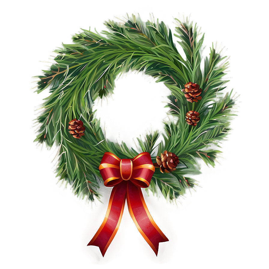 Fresh Pine Wreath Png 99