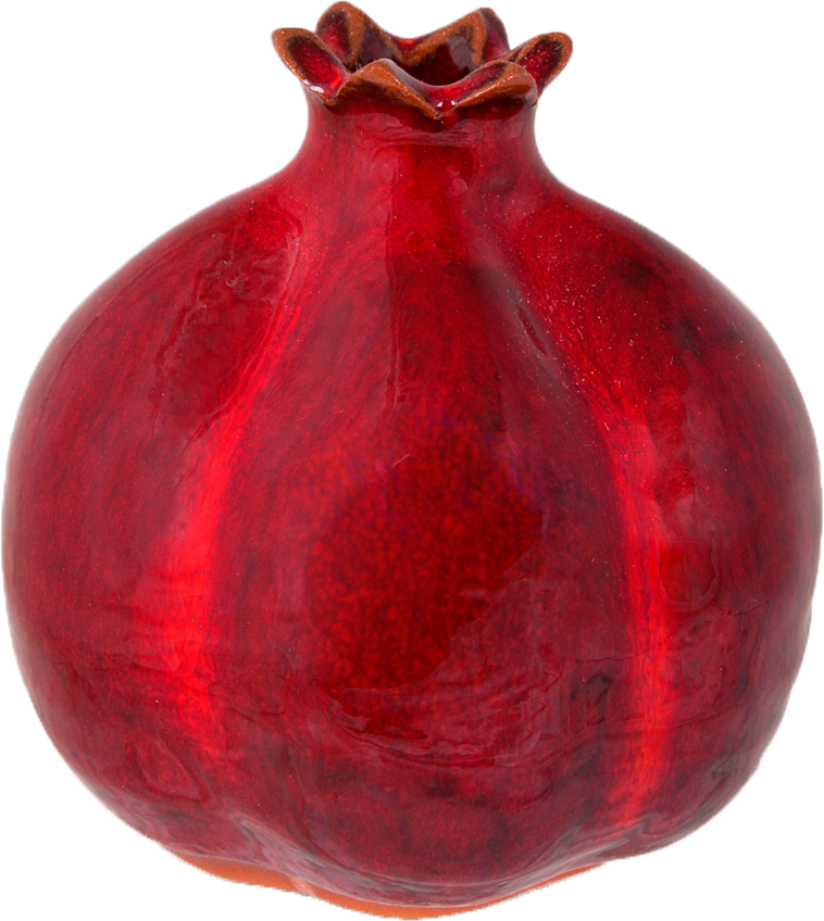 Fresh Pomegranate Fruit Isolated