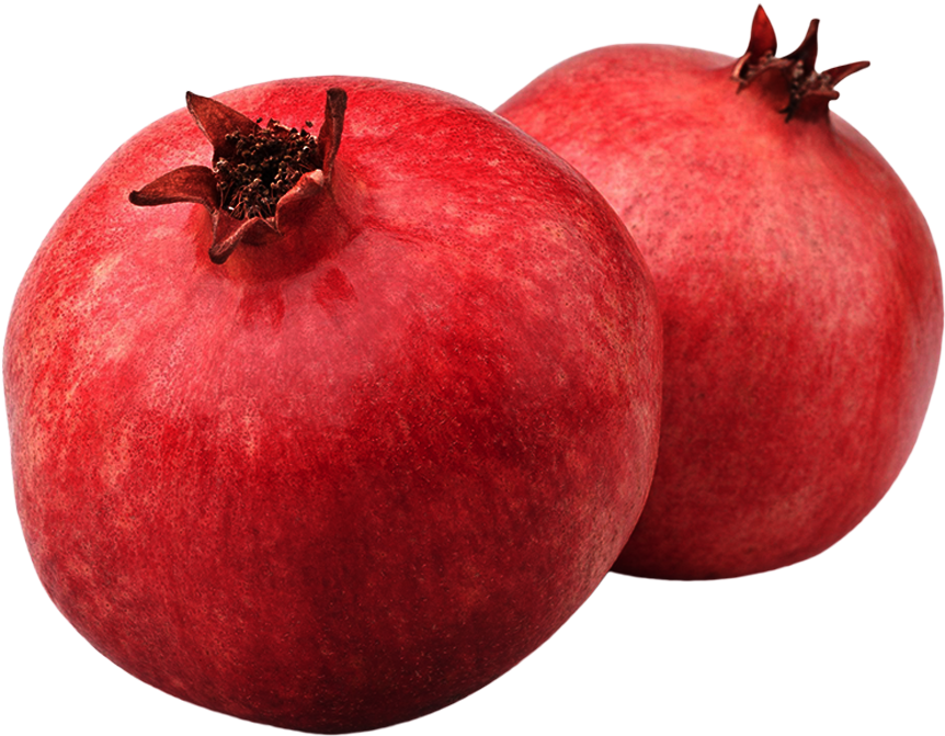 Fresh Pomegranates Isolatedon Transparent Background