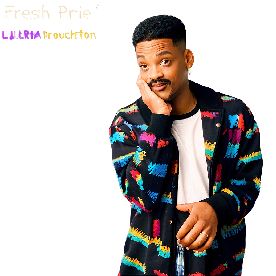 Fresh Prince Cartoon Style Png 60