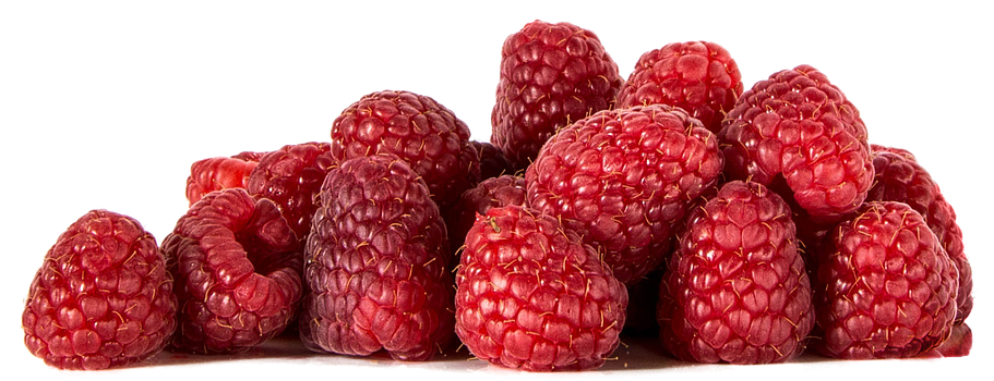 Fresh Raspberries Pile.png