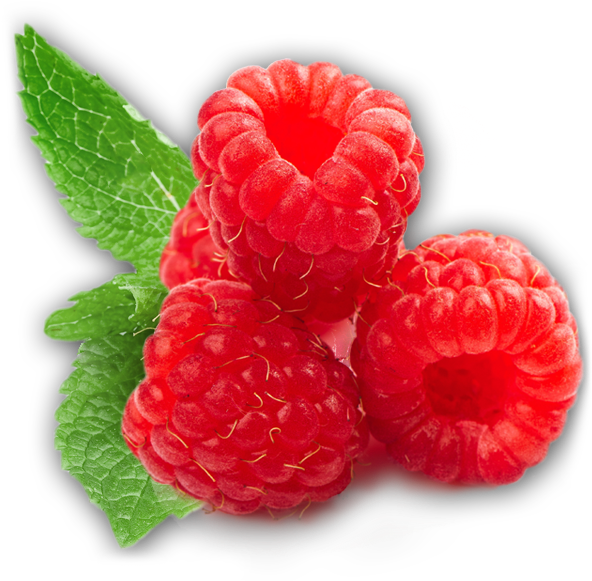 Fresh Raspberrieswith Leaf