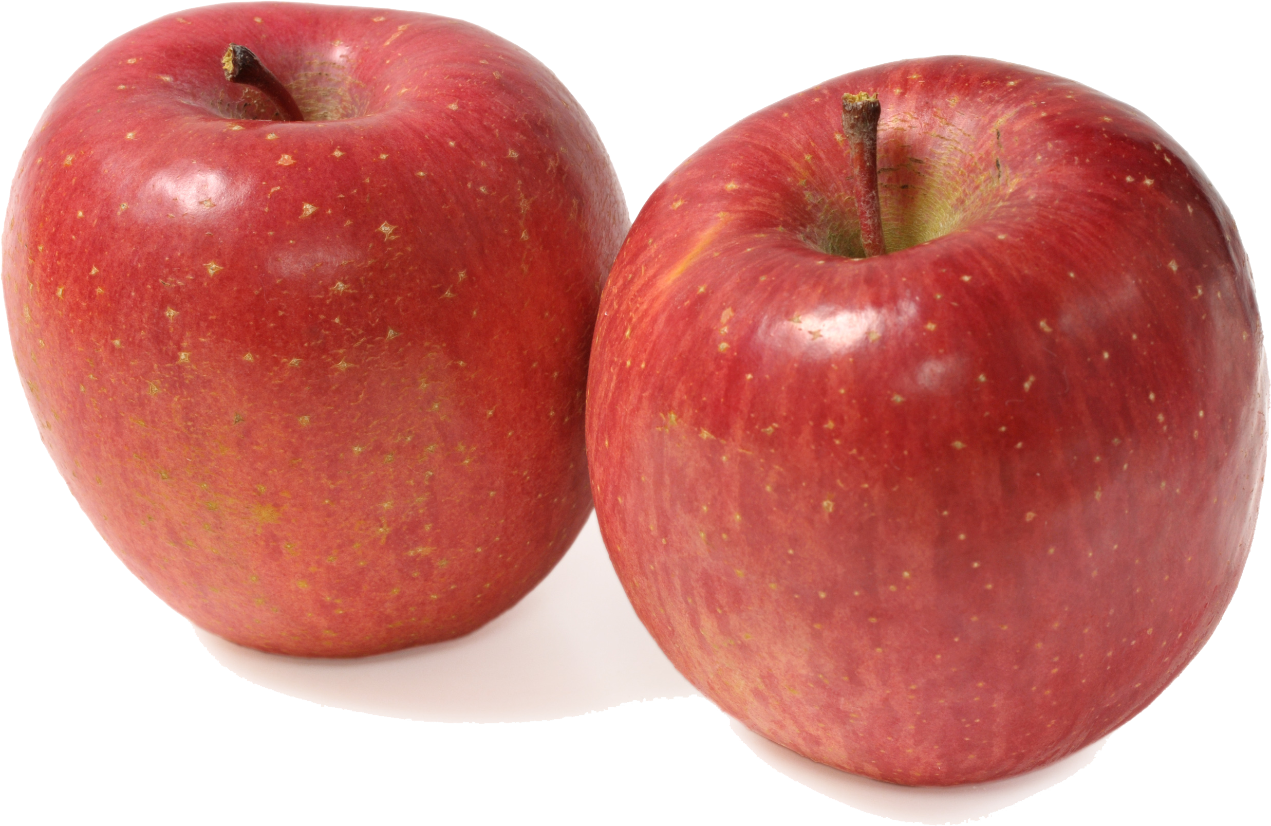 Fresh Red Apples Isolated